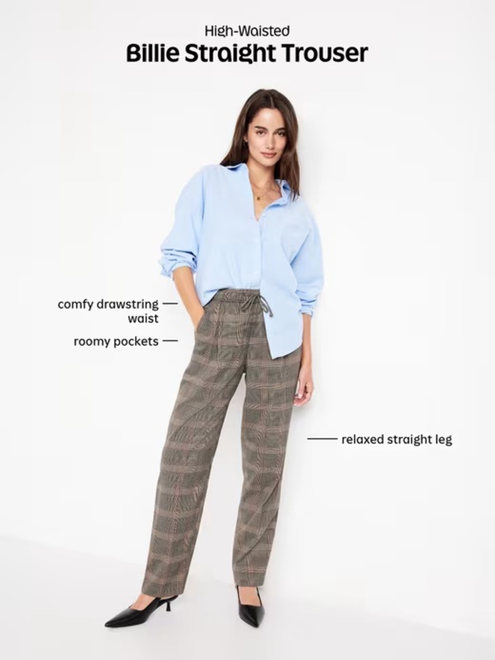 High-Waisted Billie Straight Ankle Trousers! - Picture 11 of 11